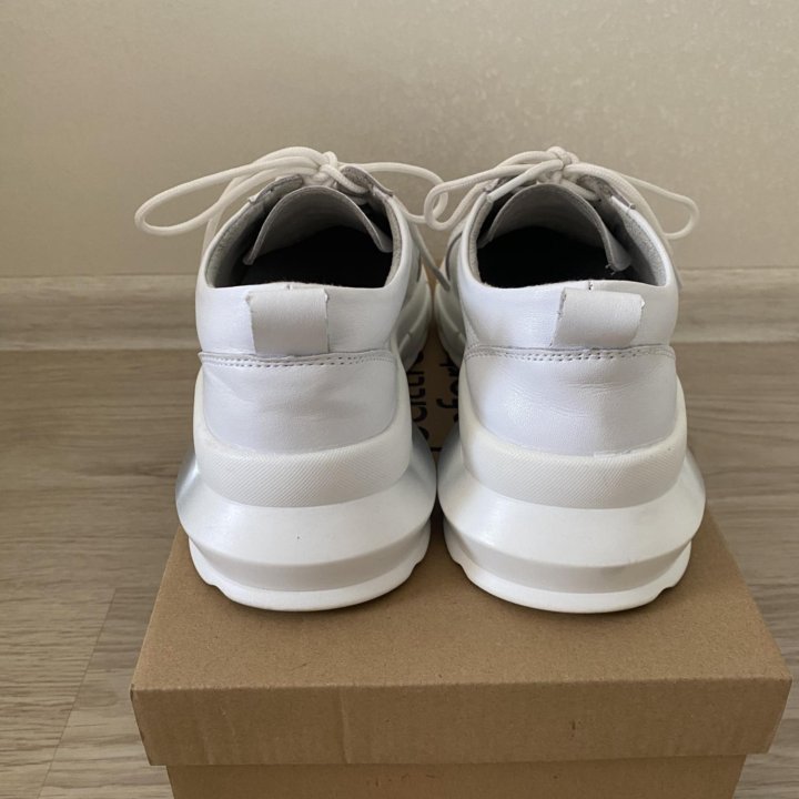 Полуботинки кожаные