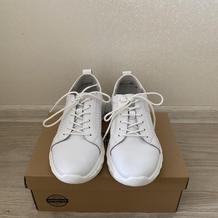 Полуботинки кожаные