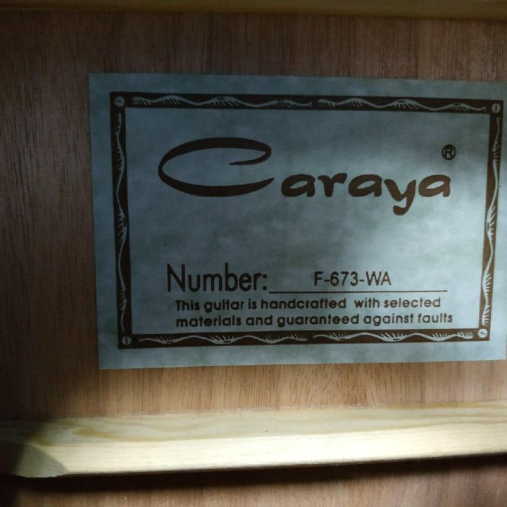 Акустическая гитара Caraya