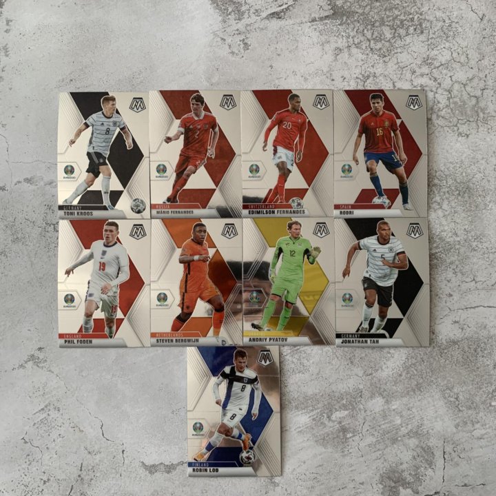 Карточки Panini Евро 2020 Mosaic