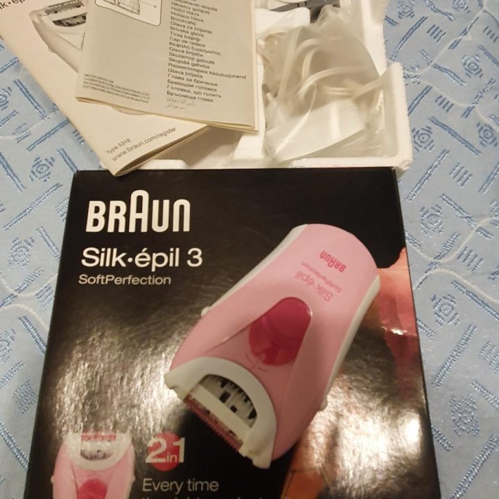 Эпилятор Braun 3270 Silk-epil 3, розовый