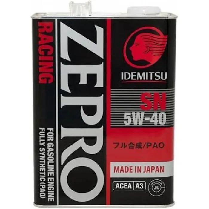 Idemitsu Zepro Racing 5W40 SN, 4л