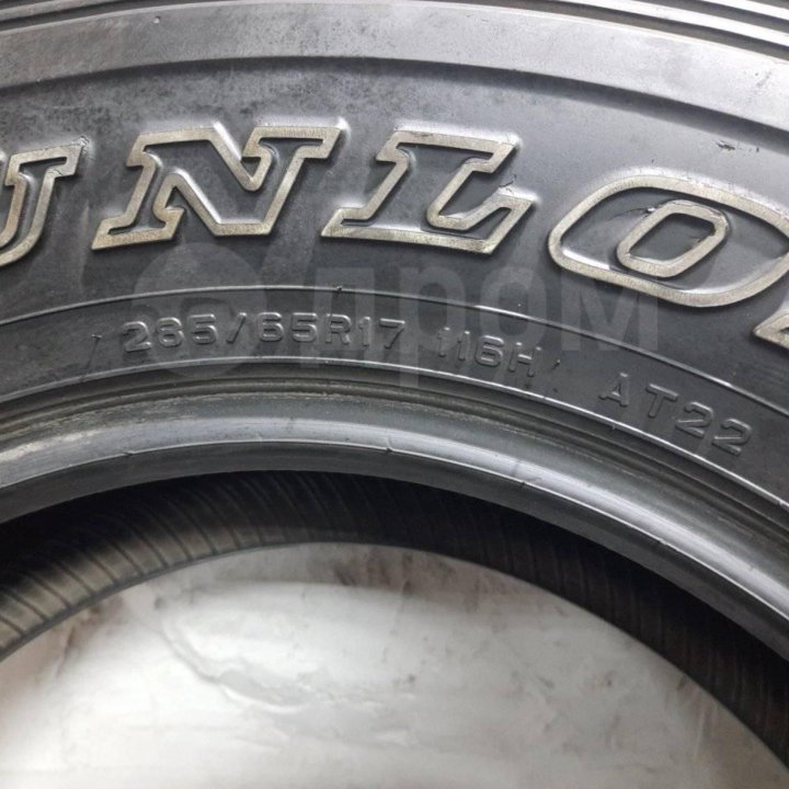 285/65R17 116H Dunlop Grandtrek AT22 одиночка