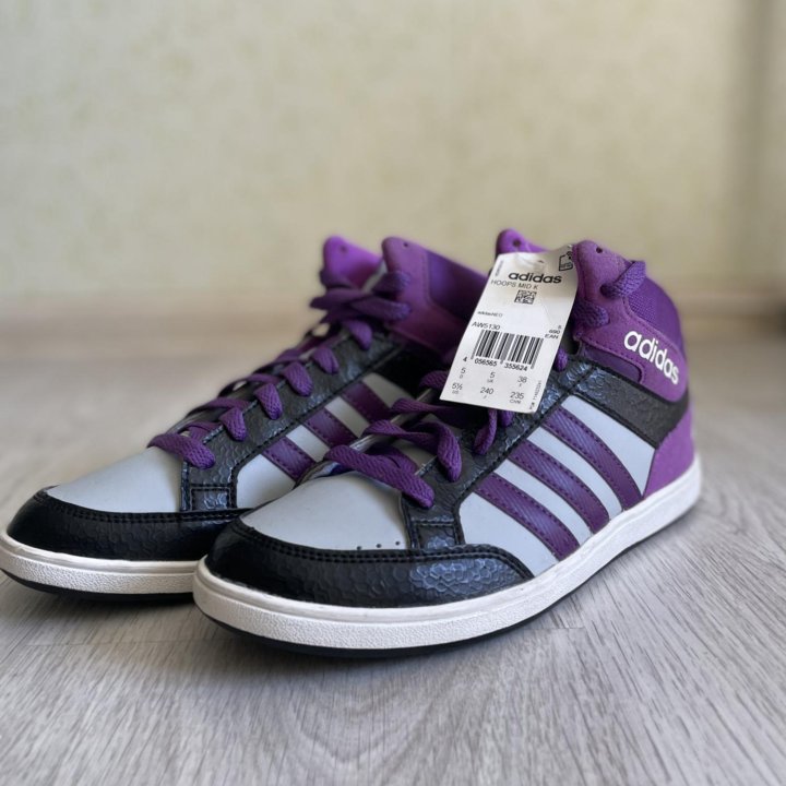 Абсолютно новые кроссовки Adidas Neo Hoops Mid K