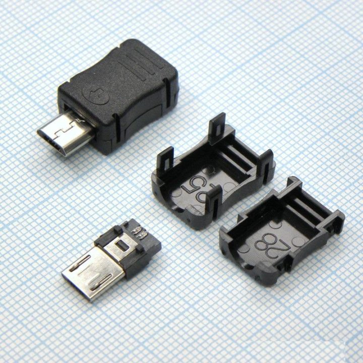 Штекер микро USB (тип B)