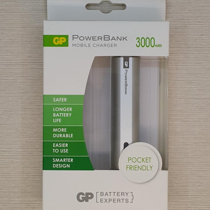 Внешний аккумулятор GP Power Bank