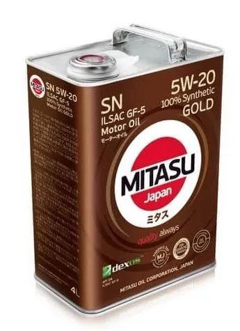 Mitasu Gold 5W20 SN/GF-5, 4л