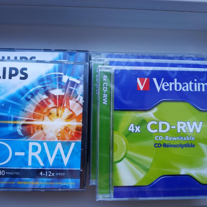 Диски CD-RW Verbatim, Philips