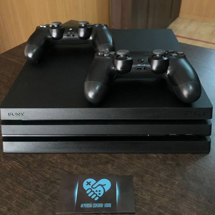 2 джойстика +тихая PlayStation 4 Pro 1000Gb PS4 PS