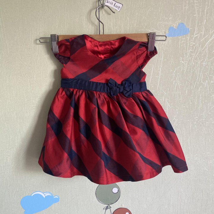 Платье нарядное на малышку 62-68 см