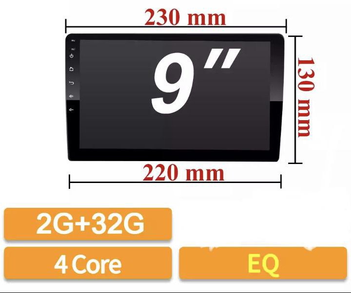 Магнитола на Андроиде 9 дюймов (2/32гб) / android