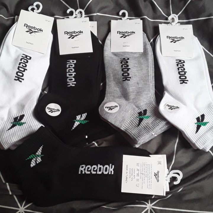 Носки reebok 10 пар размер 36-40