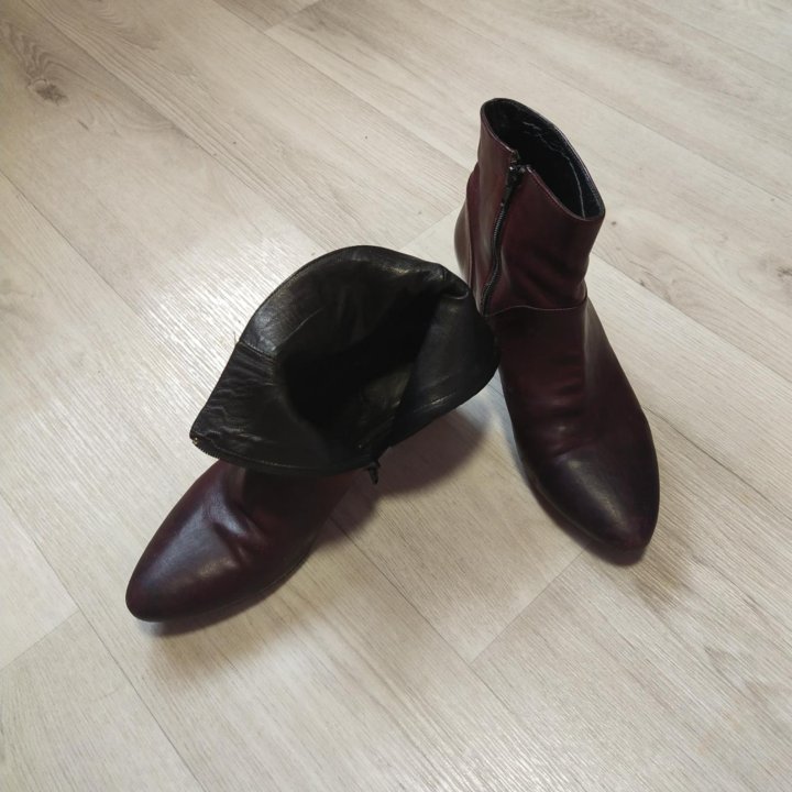 Ботинки нат кожа