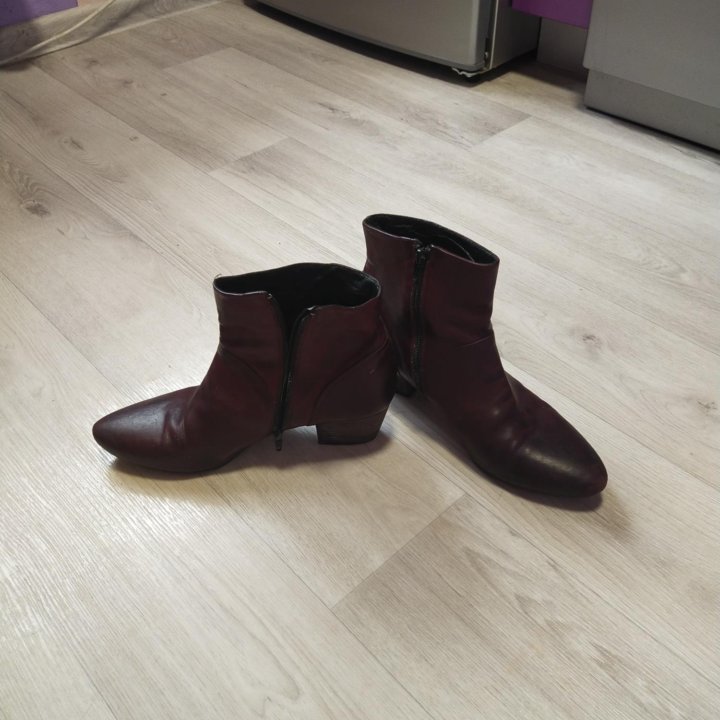 Ботинки нат кожа