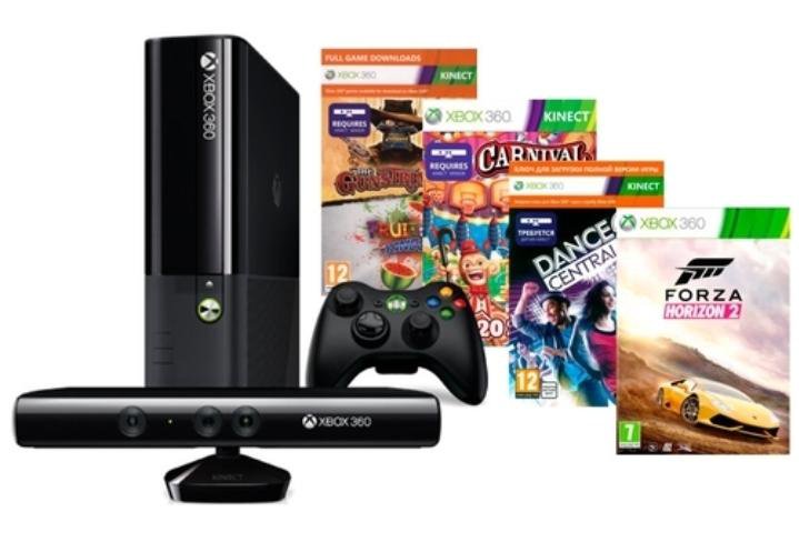 XBOX360 SLIM Е 250GB +70 игр + кинект в подарок!