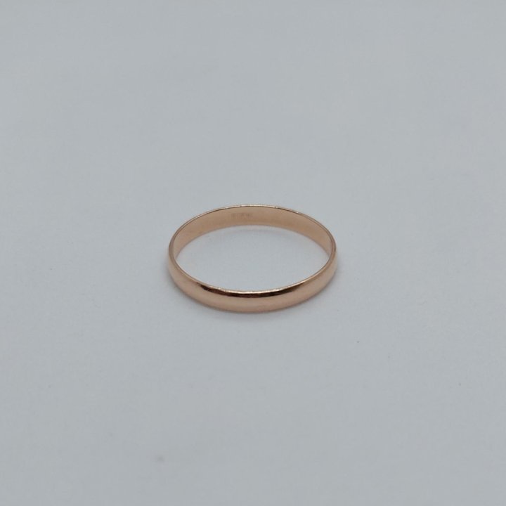 Кольцо обручальное золотое Т1624