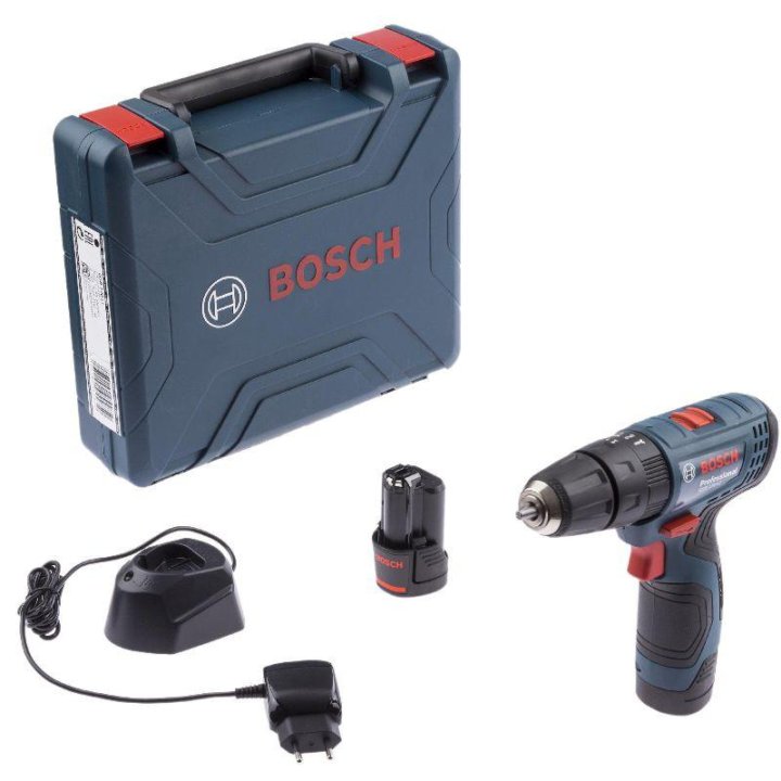 Шуруповерт BOSCH GSB 120 Li набор в кейсе