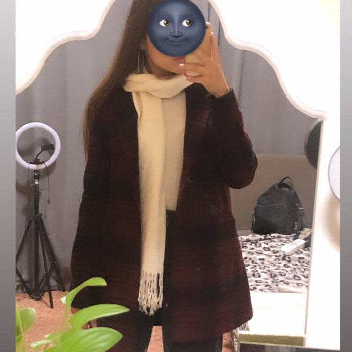 Пальто клетчатое