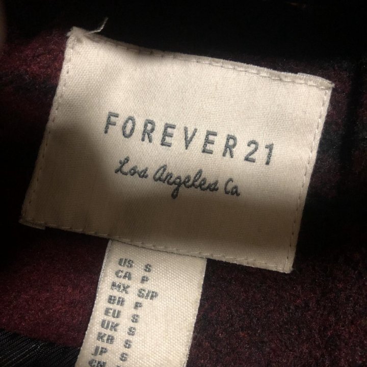 Пальто клетчатое