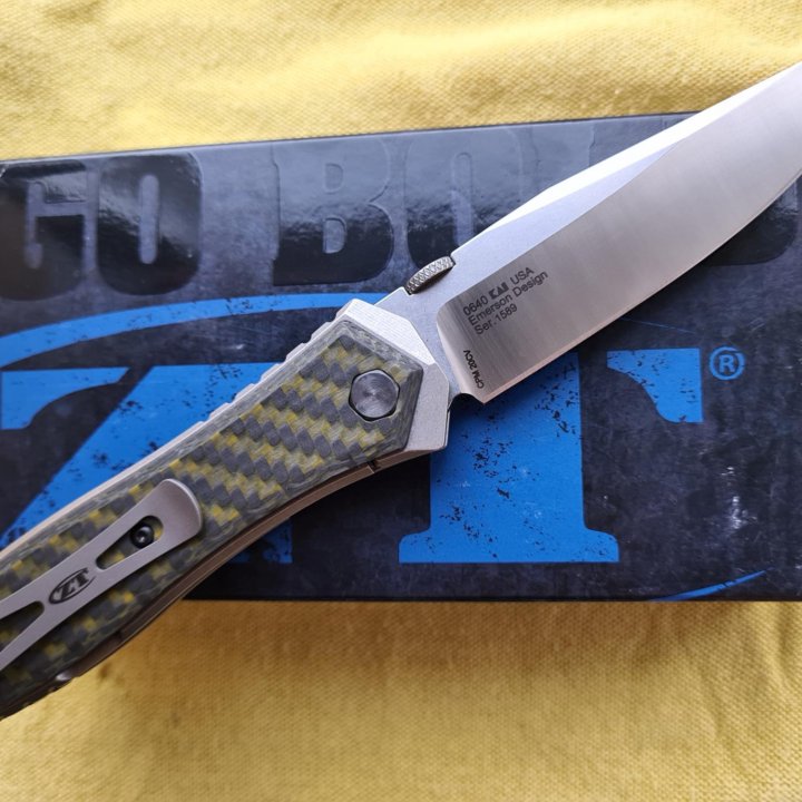 Нож Zero Tolerance 0640 Новый CPM20cv титан карбон