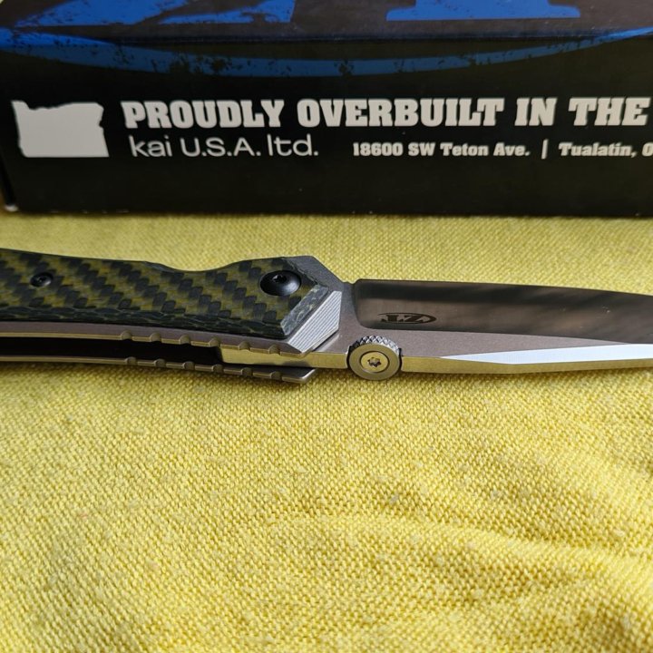 Нож Zero Tolerance 0640 Новый CPM20cv титан карбон