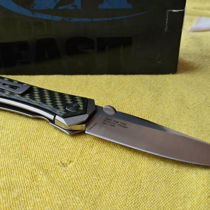 Нож Zero Tolerance 0640 Новый CPM20cv титан карбон