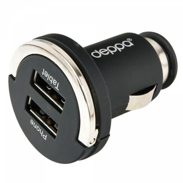 АЗУ Deppa Ultra 2.1А 2USB (11204) Black