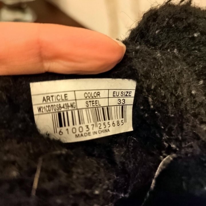 Высокие ботинки для девочки