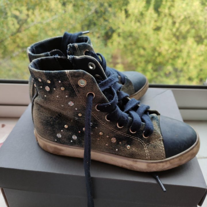 Кеды джинсовые Geox
