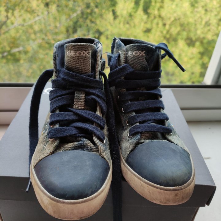 Кеды джинсовые Geox