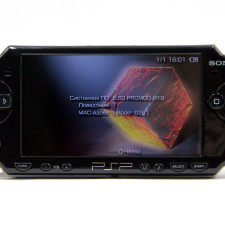 Игровая приставка Sony PSP 2008 Slim 4 Gb Black Б/