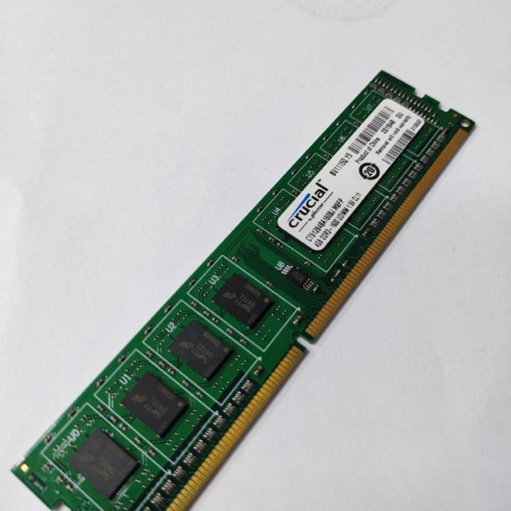 Модуль памяти 4GB DDR3 Crucial 1600Mhz UDIMM  (TR)
