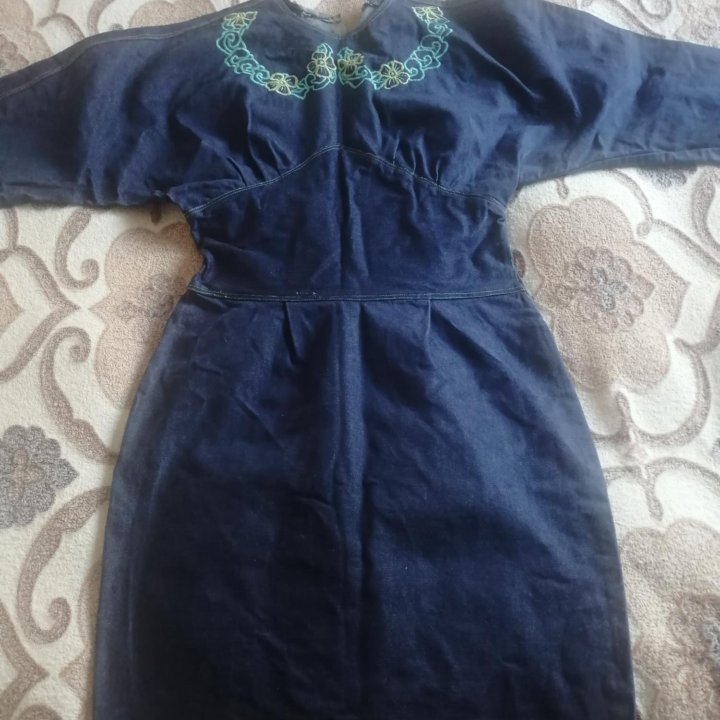 Джинсовое платье