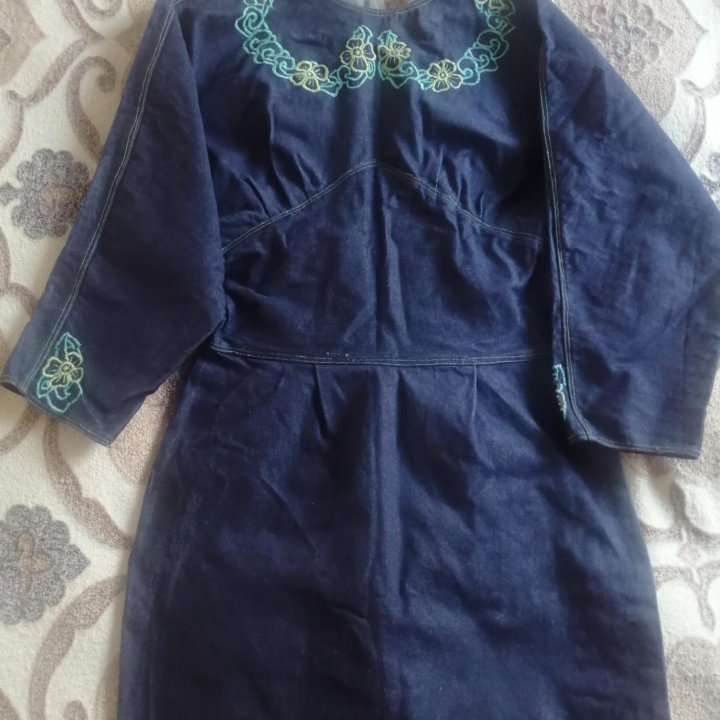 Джинсовое платье