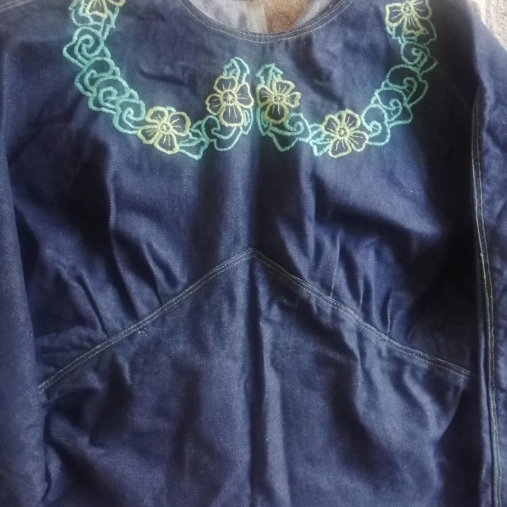 Джинсовое платье