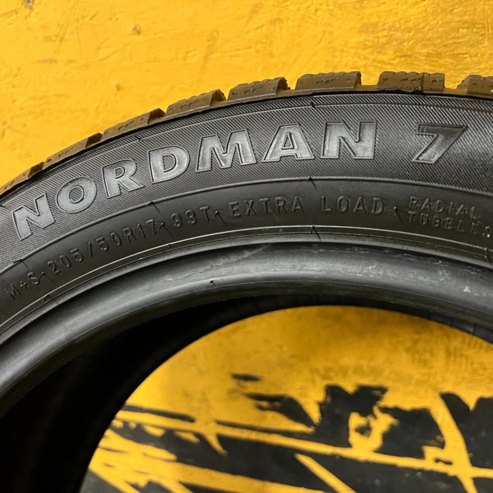 Новые Зимние шины Nokian Nordman 7 R17 2021г