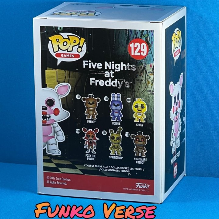 Funko Pop! Five Nights At Freddy's – Funtime Foxy N°129 Flocké – Édition Best Buy – Neuf Sous Boîte