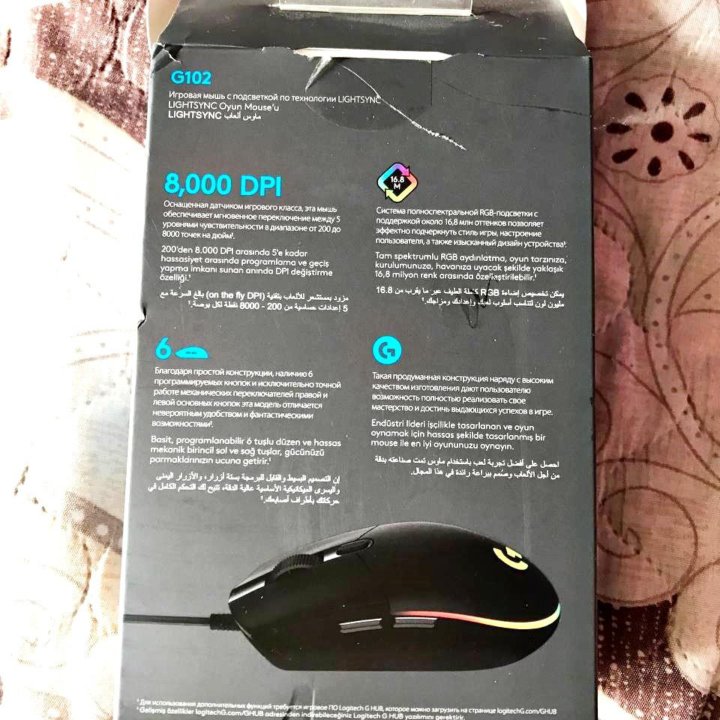 Мышь Logitech G102