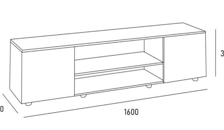 Тумба для тв 1600