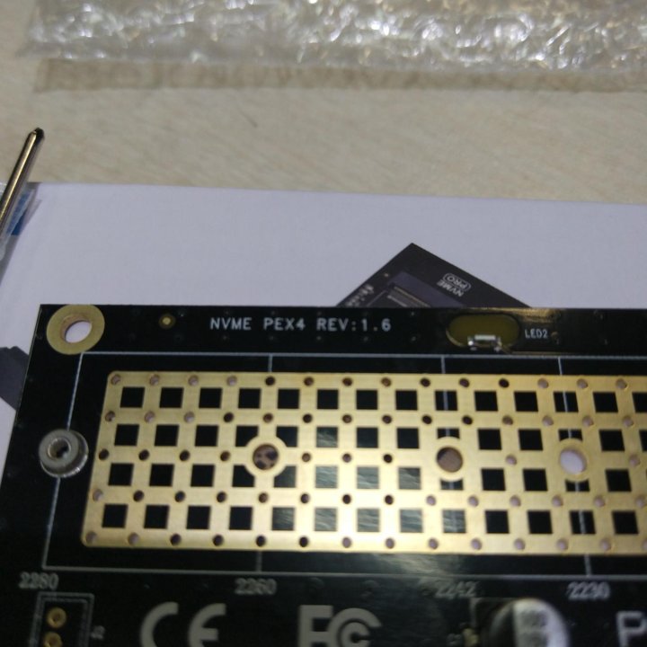 Pci ex4 nvme адаптер