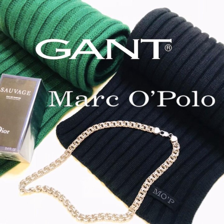 Шарф мужской Gant Marc O'Polo Альпака оригинал