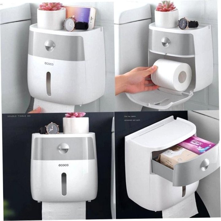 Держатель-бокс для туалетной бумаги новый