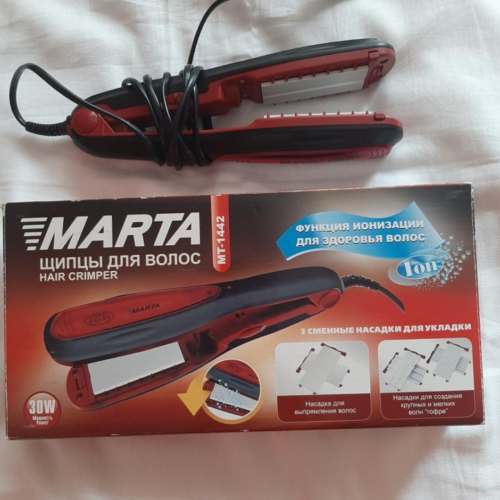 Щипцы для волос выпрямитель/гофре