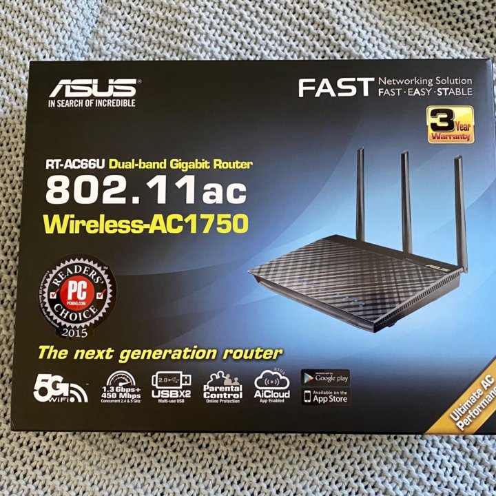 WI-FI Роутер ASUS RT-AC6GU Dual-band Gigabit