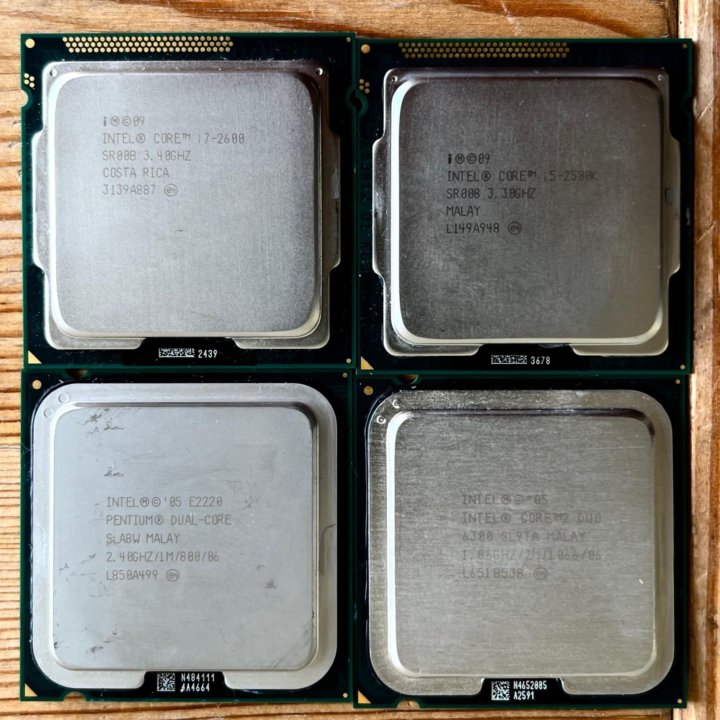 Intel e5-2609v2 E2220 E6300 SL6ZY SL6PF Athlon XP