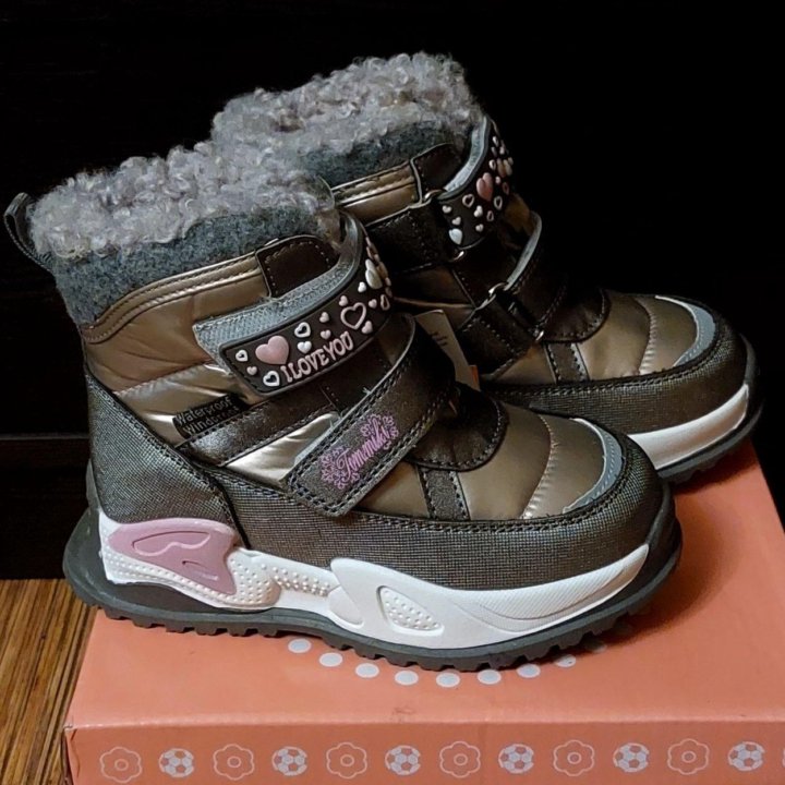 Новые Ботинки для девочки Tom-Miki зима 28