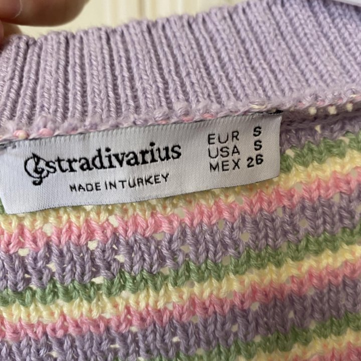 Вязаная жилетка Stradivarius S