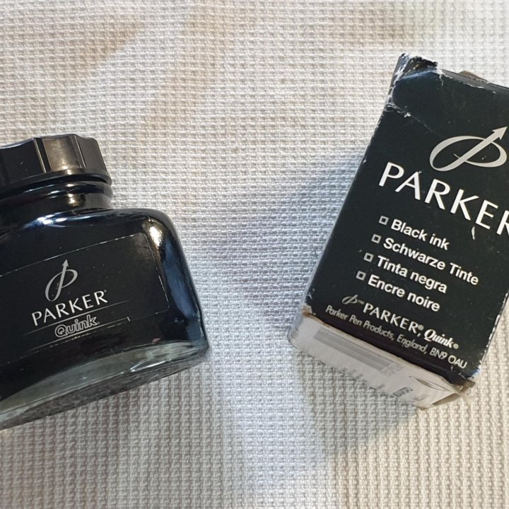 Чернила Parker Quink чёрные оригинал Франция