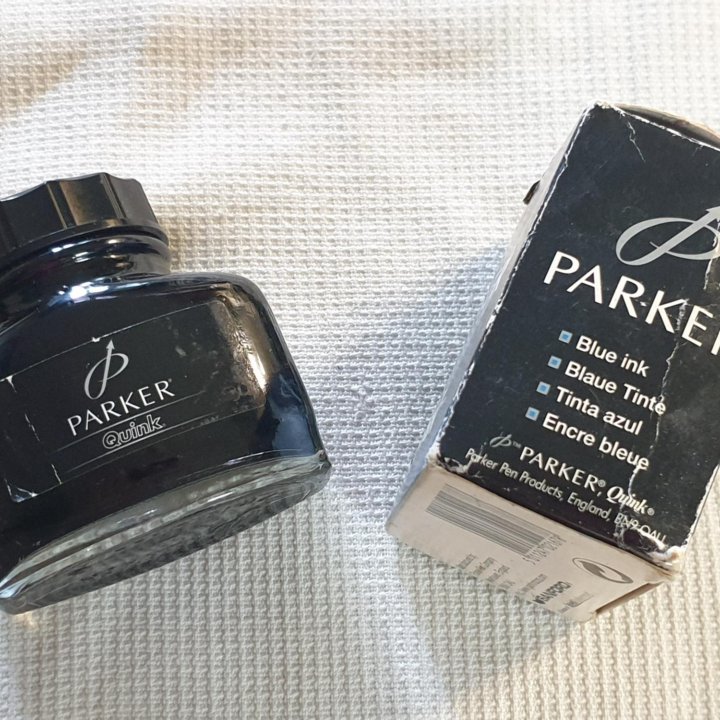 Чернила Parker Quink чёрные оригинал Франция