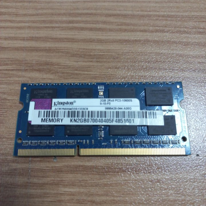 Оперативная память DDR 3 2 Гб для ноутбука